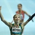 Anrune Weyers celebrates South Africa's first gold medal at Dubai 2019 in the women's 400m T47 ⒸBryn Lennon/Getty Images