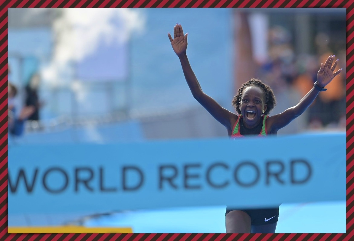 Women-only world half marathon record 1:05:16 Peres Jepchirchir (KEN) Gdynia 17 October 2020