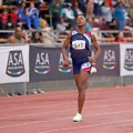 Viwe Jingqi running to her women’s U18 200m national record at the ASA U16 (Sub-Youth), U18 (Youth) and U20 (Junior) T&F National Championships at NWU Mc Arthur Athletics Stadium, Potchefstroom / Photo credit: Cecilia van Bers