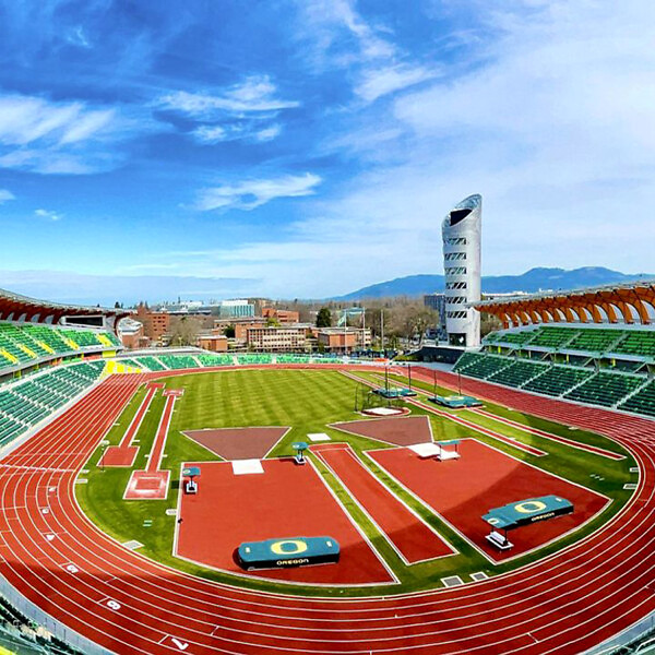 Hayward Field at the University of Oregon