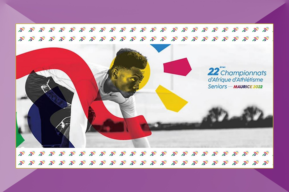 The 22nd African Senior Athletics Championships Maurice 2022 banner