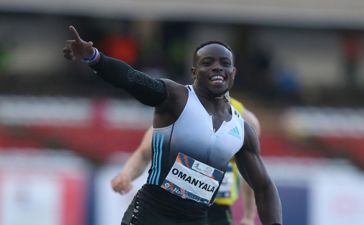 Ferdinand Omanyala raced to a world lead of 9.85 seconds in the men's 100m in Nairobi on Saturday 7 May, 2022