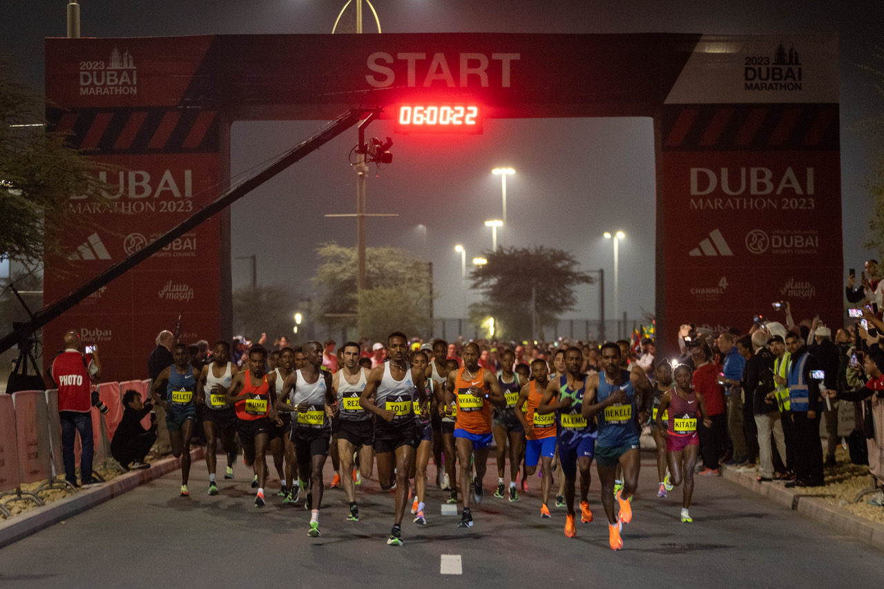 Dubai Marathon 2023 start