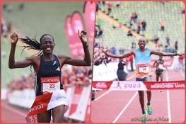 Kenyans Muia and Cherotich triumph in Munich