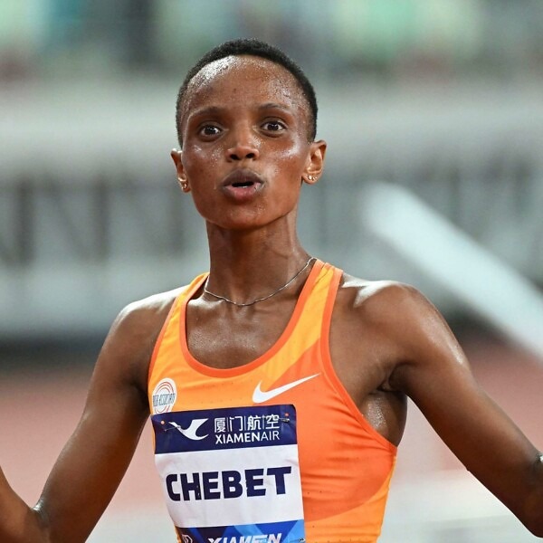 Kenya's Beatrice Chebet breaks the women's world 5km record in Barcelona.
