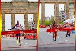 Ebenyo and newcomer Muluat prevail in warm Berlin weather