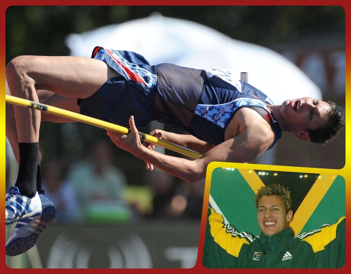 South African high jumper Jacques Freitag / Photo credit: Roger Sedres