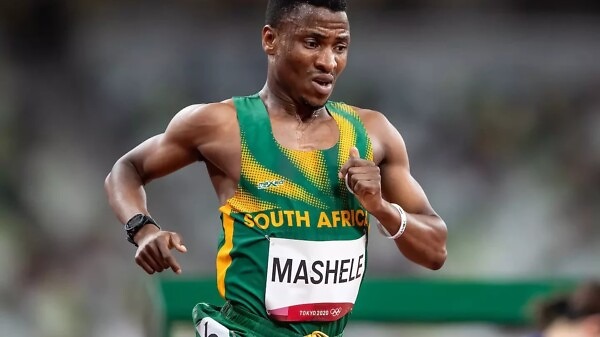 South African runner Precious Mashele at the Tokyo 2020 Olympics