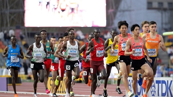 The 5000 Metres men's final race at 2024 World Athletics U20 Championships Lima, Peru / Photo credit: Enzo Santos Barreiro for World Athletics