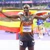 Uganda’s Joshua Cheptegei wins the Paris 2024 men's 10,000m at the Stade de France / Photo: Kelly Ayodi for NOCK