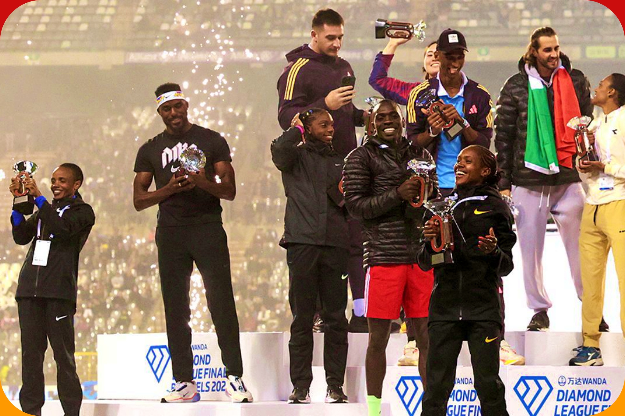 The Diamond League 2024 winners in Brussels / Photo credit: Marta Gorczynska