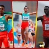 Ethiopians Abdisa Fayisa, Saron Berhe and Kenyan Edmund Serem on the final day of the World Athletics U20 Championships Lima 24 / Photo: World Athletics