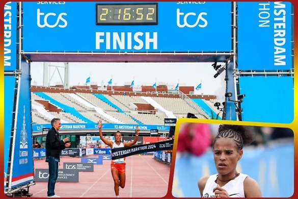 Yehualaw smashes course record for victory at 2024 Amsterdam Marathon