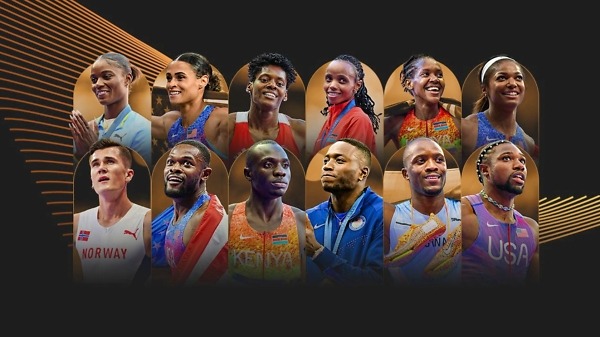 The 2024 Track Athlete of the Year finalists / Photo credit: World Athletics