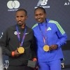 Kenya’s Sheila Chepkirui and Netherland’s Abdi Nageeye triumph at the 53rd edition of TCS New York City Marathon / Photo: Michelle Katami