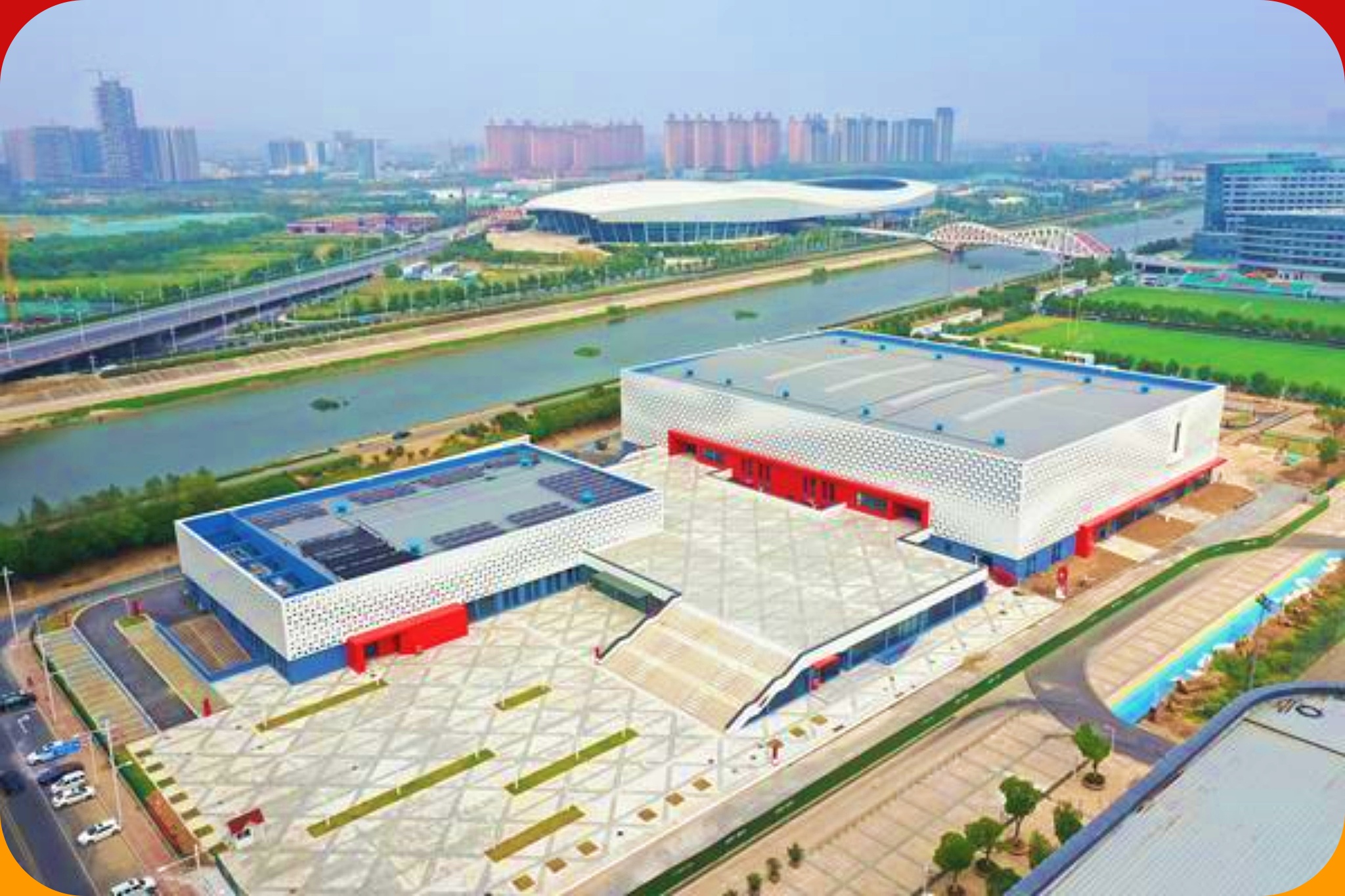 Nanjing’s Cube, venue for the World Athletics Indoor Championships Nanjing 2025