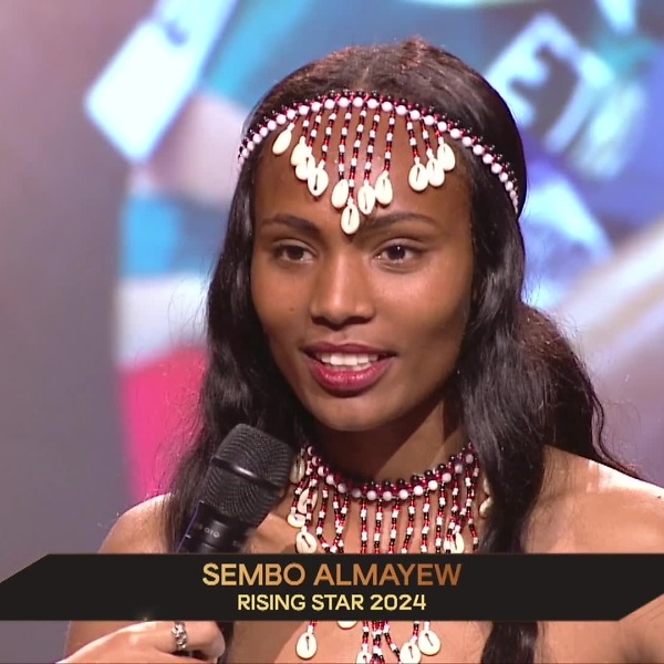 Sembo Almayew at the World Athletics Awards 2024