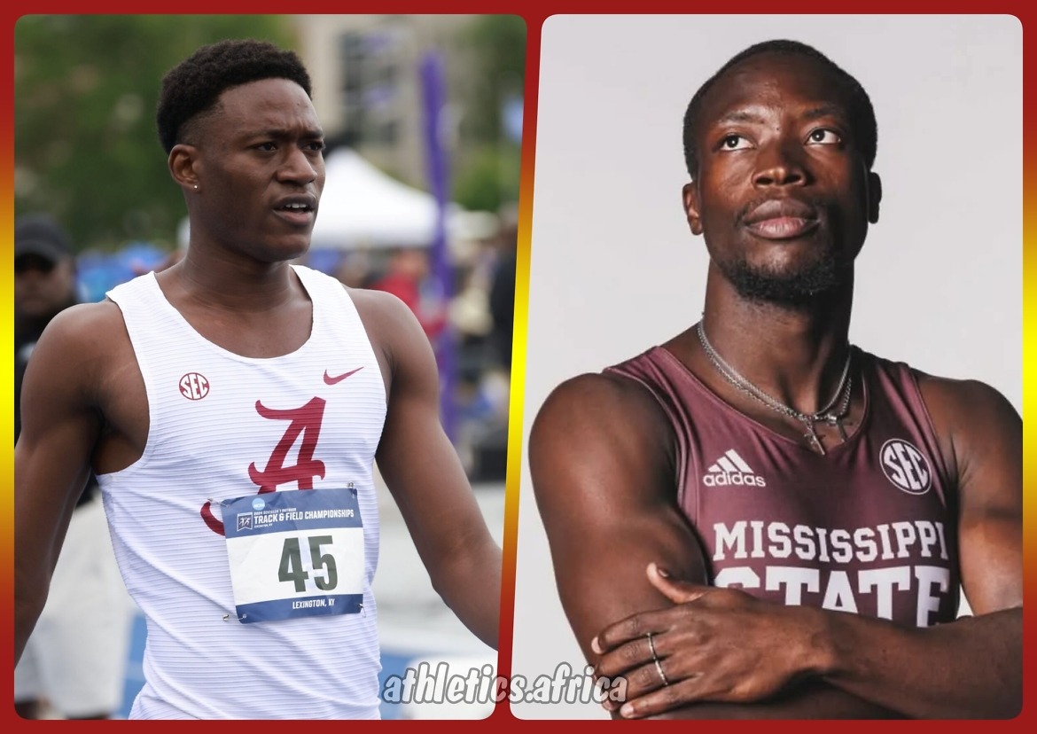 Nigerian athletes Samuel Ogazi and Adekalu Fakorede / Photo: AA