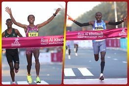 Matata wins, Taye runs world lead at RAK Half Marathon