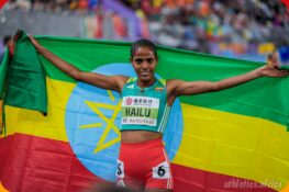Hailu takes 3000m gold at 2025 World Indoor Championships in Nanjing