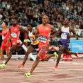 Akani Simbine stopped the clock in 9.99 seconds to win men's 100m at Xiamen DL 2025 / Photo credit: Marta Gorczyńska for Diamond League AG