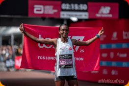 Assefa smashes women-only world marathon record at 2025 TCS London Marathon