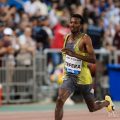 Ethiopian Samuel Tefera in action at the 2025 Jetour Doha Meeting / Photo credit: On