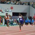 Akani Simbine, Letsile Tebogo and Emmanuel Eseme in action at the 2025 Wanda Diamond League meeting in Shanghai/Keqiao / Photo credit: Liam Blackwell for Diamond League AG