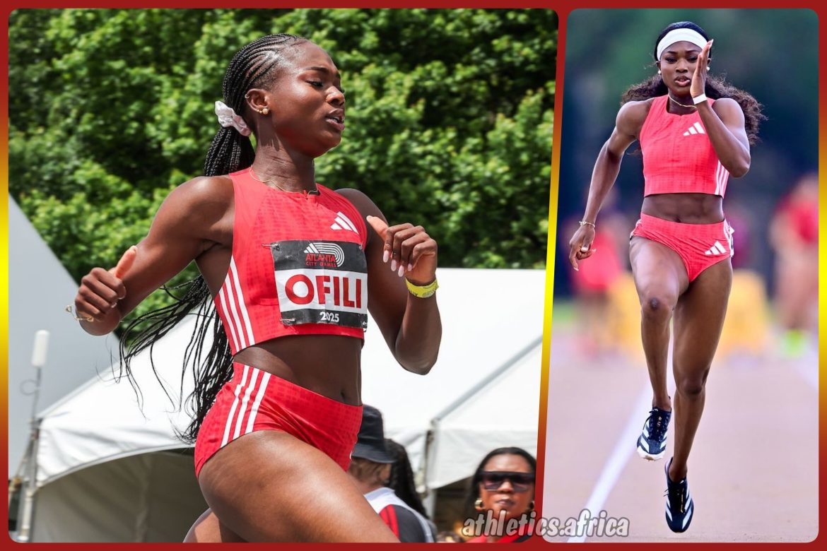 Nigeria’s Favour Ofili in full flow at the Meadow in Piedmont Park / Photo: adidas Atlanta City Games