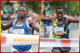 Strong course records by Kipkurui and Chemtai in Mainz
