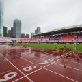 A general view Tianhe Stadium ahead of the 2025 Guangzhou World Athletics Relays on May 09, 2025 in Guangzhou, China. (Photo by Lintao Zhang/Getty Images)