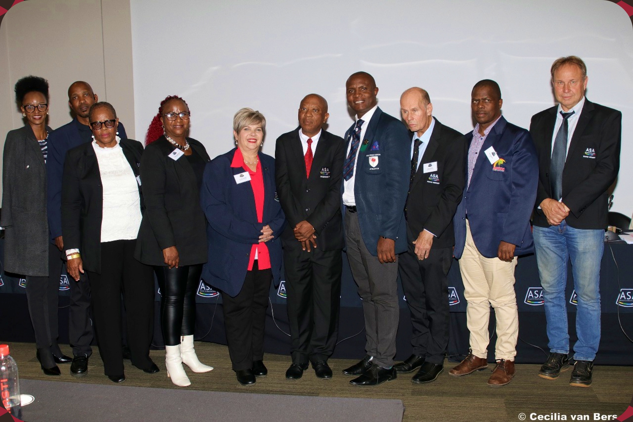 The elected Athletics South Africa (ASA) Board 2025-2029 / Photo credit: Cecilia van Bers