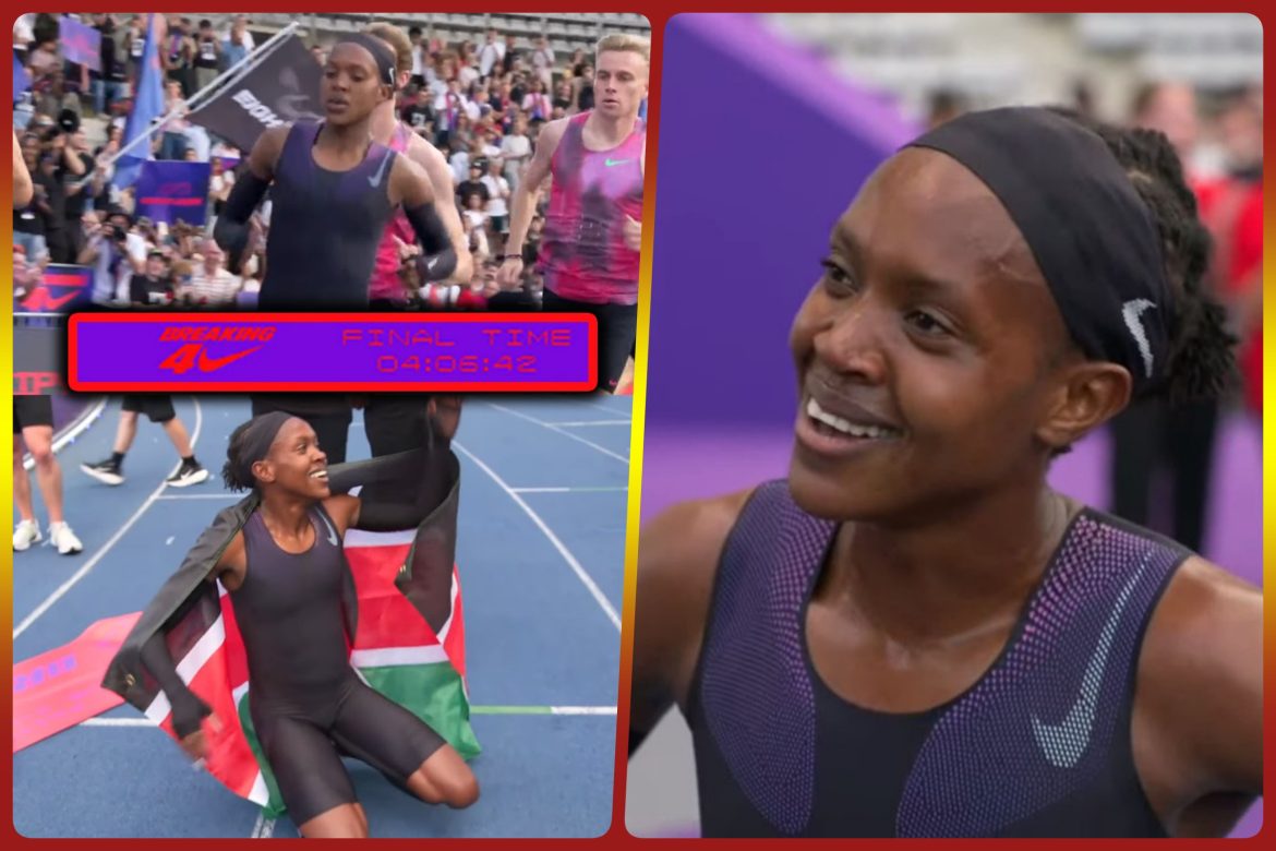 Faith Kipyegon bested her own world record time in the mile in Paris, finishing with a landmark time of 4:06:42 on Thursday 26 June, 2025.