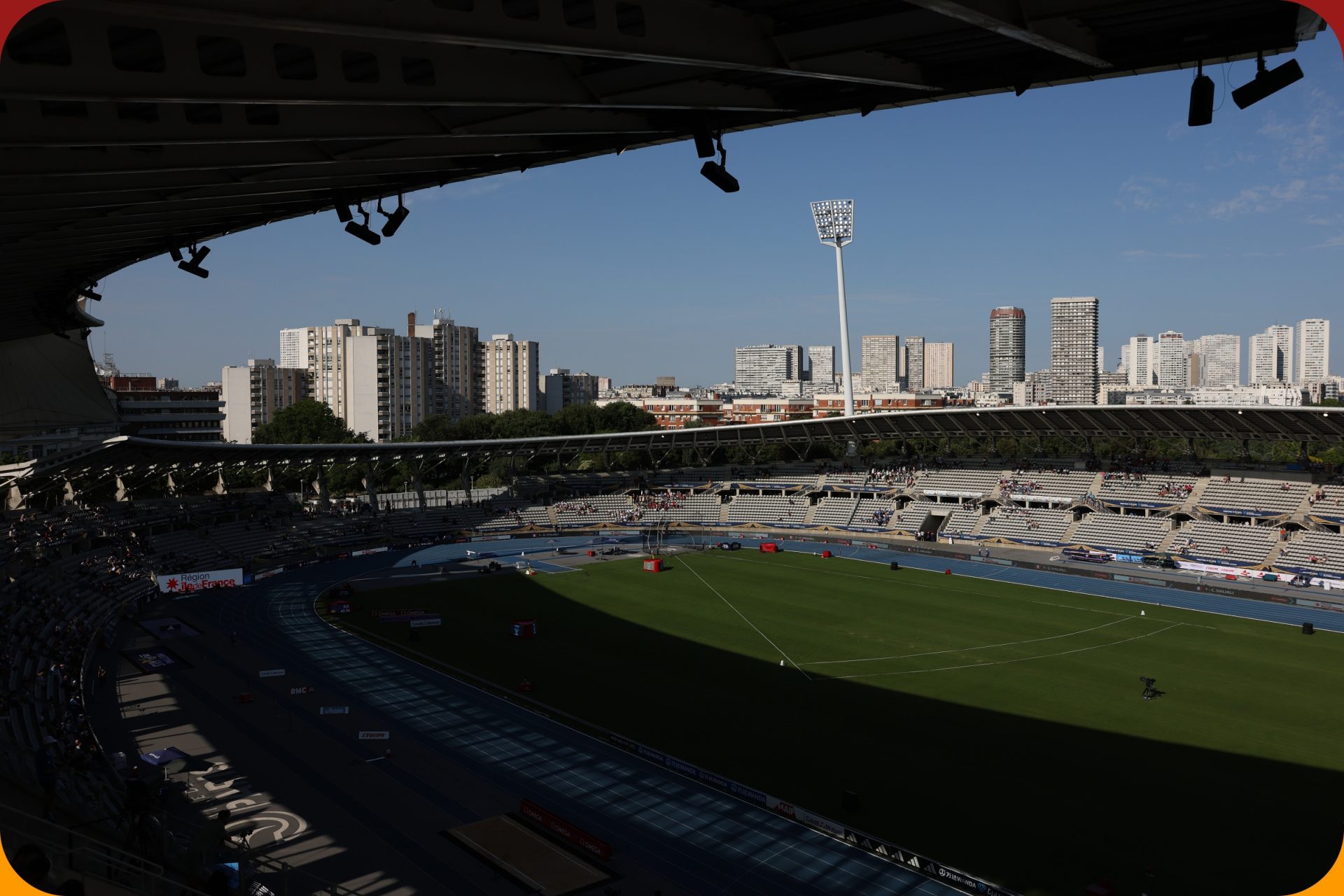 Athletics action set for Meeting de Paris at the Stade Sébastien Charléty in Paris / Photo credit: Marta Gorczynska for Diamond League AG
