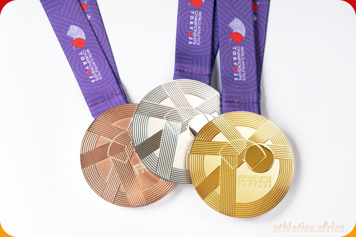 World Athletics Championships Tokyo 25 medals / Photo credit: WCH Tokyo 25 LOC