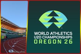 LOC reveal brand for World Athletics U20 Championships Oregon 26