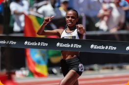 Chebet breaks 5000m world record in Eugene with historic sub-14 run