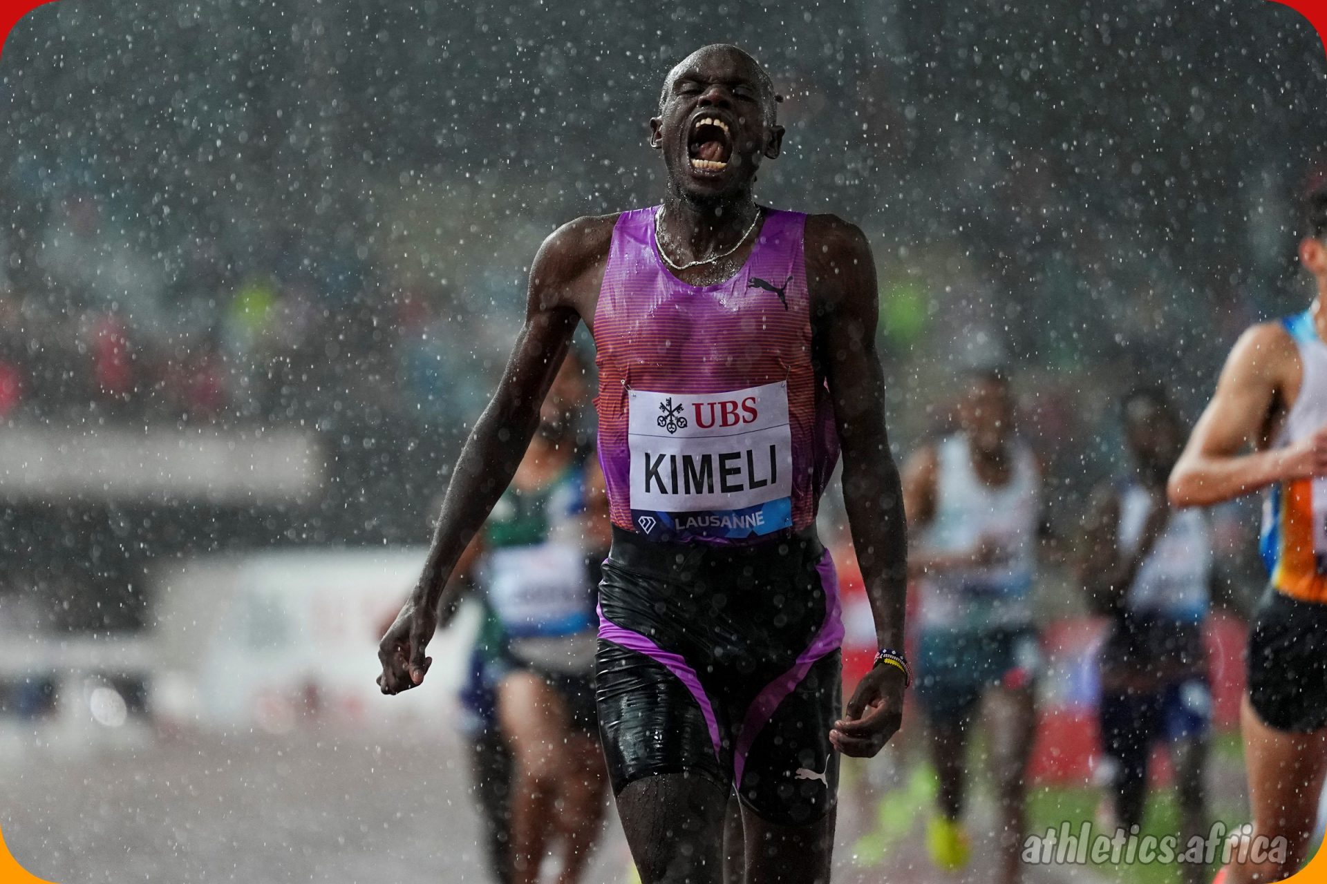 Isaac Kimeli (BEL) wins the Men’s 5000m with a time of 13:07.67 at Athletissima, part of the Wanda Diamond League, on Wednesday, August 20, 2025 in Lausanne, Switzerland / Photo: Chiara Montesano for Diamond League AG