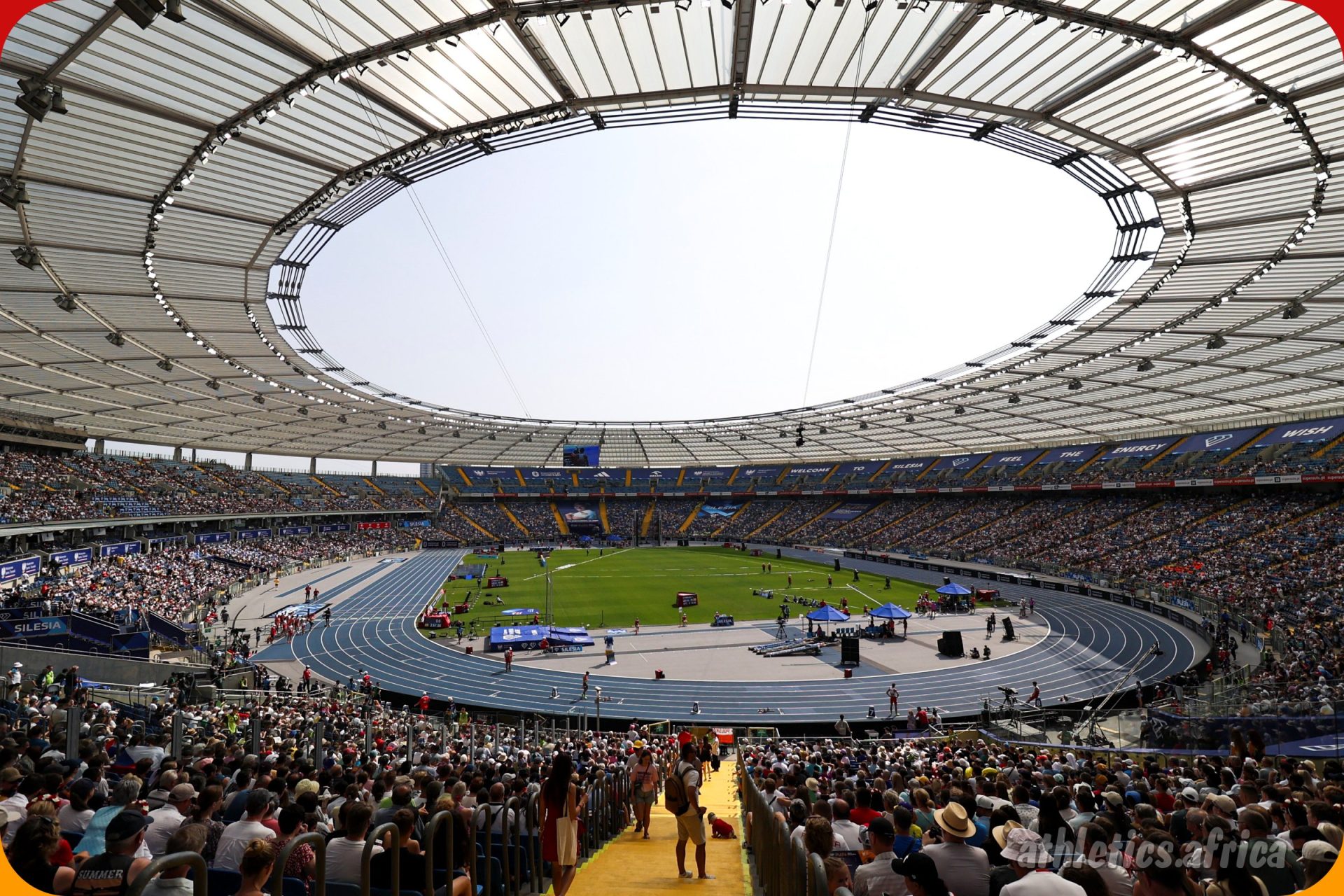 The Silesian Stadium - host of the Silesia Kamila Skolimowska Memorial, part of the Wanda Diamond League, on Saturday, August 16, 2025, in Silesia, Poland / Photo credit: Marta Gorczynska for Diamond League AG