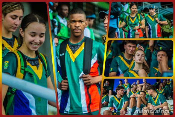 Athletes from Team South Africa at the 3rd CAA Combined African U18/U20 Championships in Abeokuta, Nigeria from 16-20 July, 2025 / Photo: AFN Media Hub for AthleticsAfrica