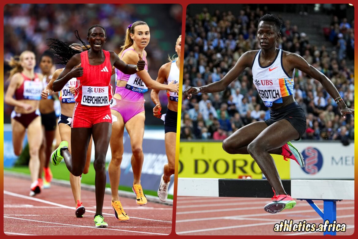Kenyans Faith Cherotich and Nelly Chepchirchir crowned Diamond League champions at the 2025 Weltklasse Zürich meeting, 15th Wanda Diamond League Final, on Thursday 28 August, 2025 / Photo: Chiara Montesano for Diamond League AG