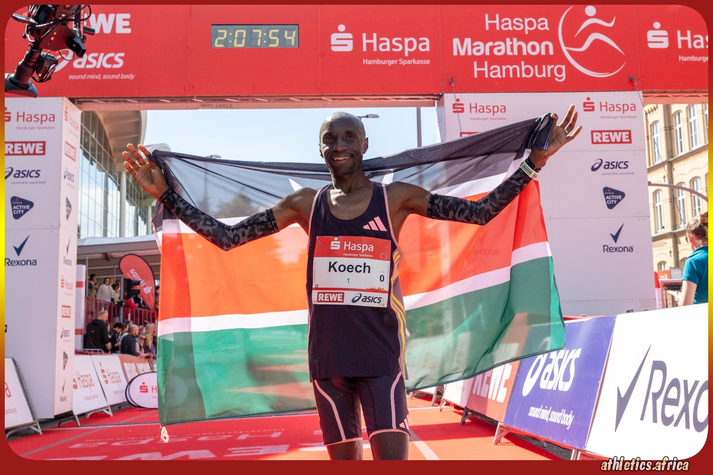Kenyans Bernard Koech and Rebecca Tanui lead strong fields in Hamburg