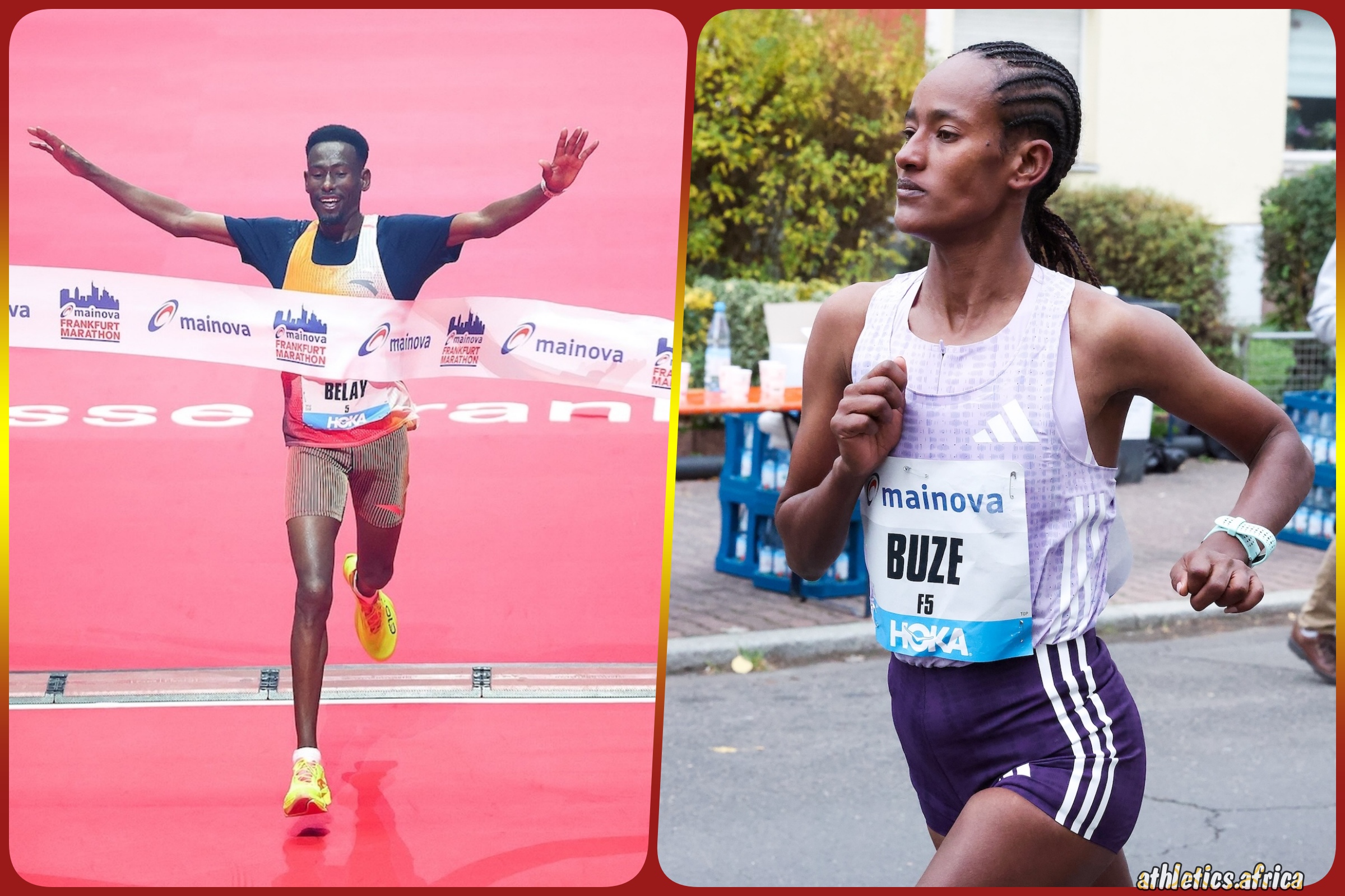 Diriba goes sub 2:20, Asfaw surprises in Frankfurt