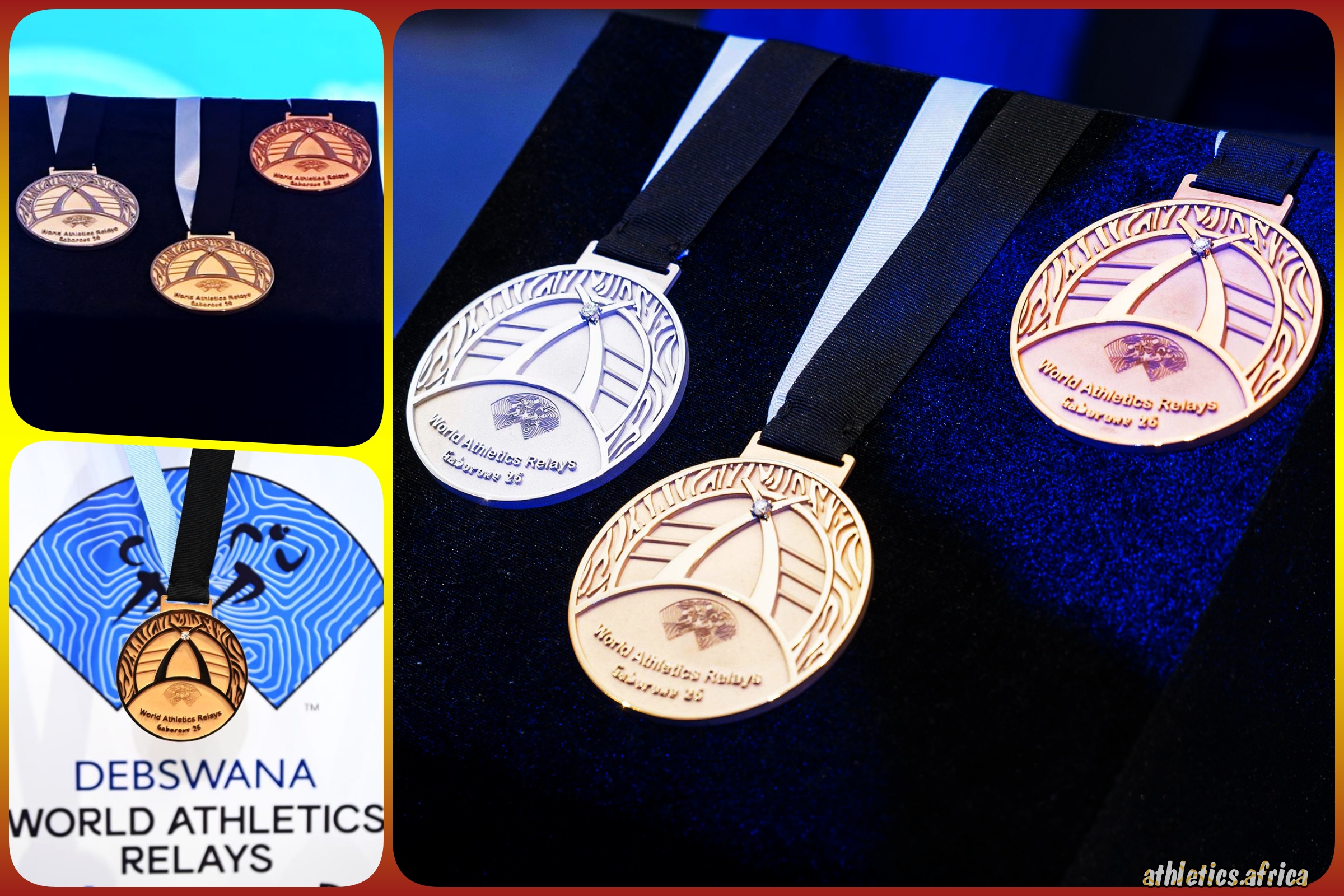 Medals unveiled for Debswana World Athletics Relays Gaborone 26