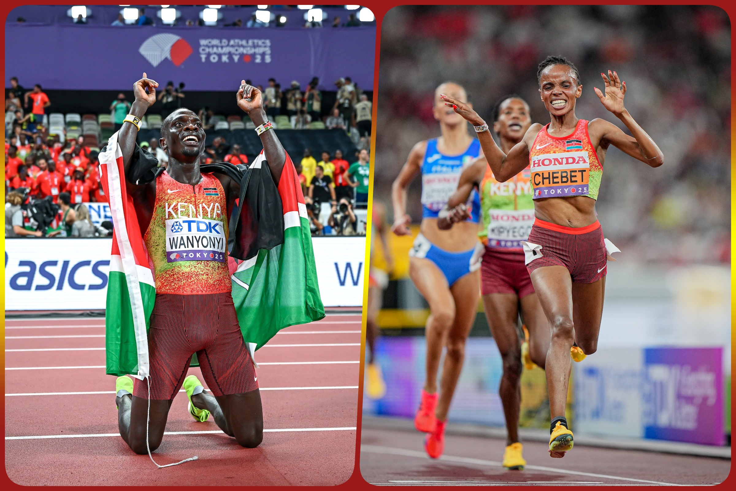 Chebet completes double, Wanyonyi breaks Championship record in Tokyo
