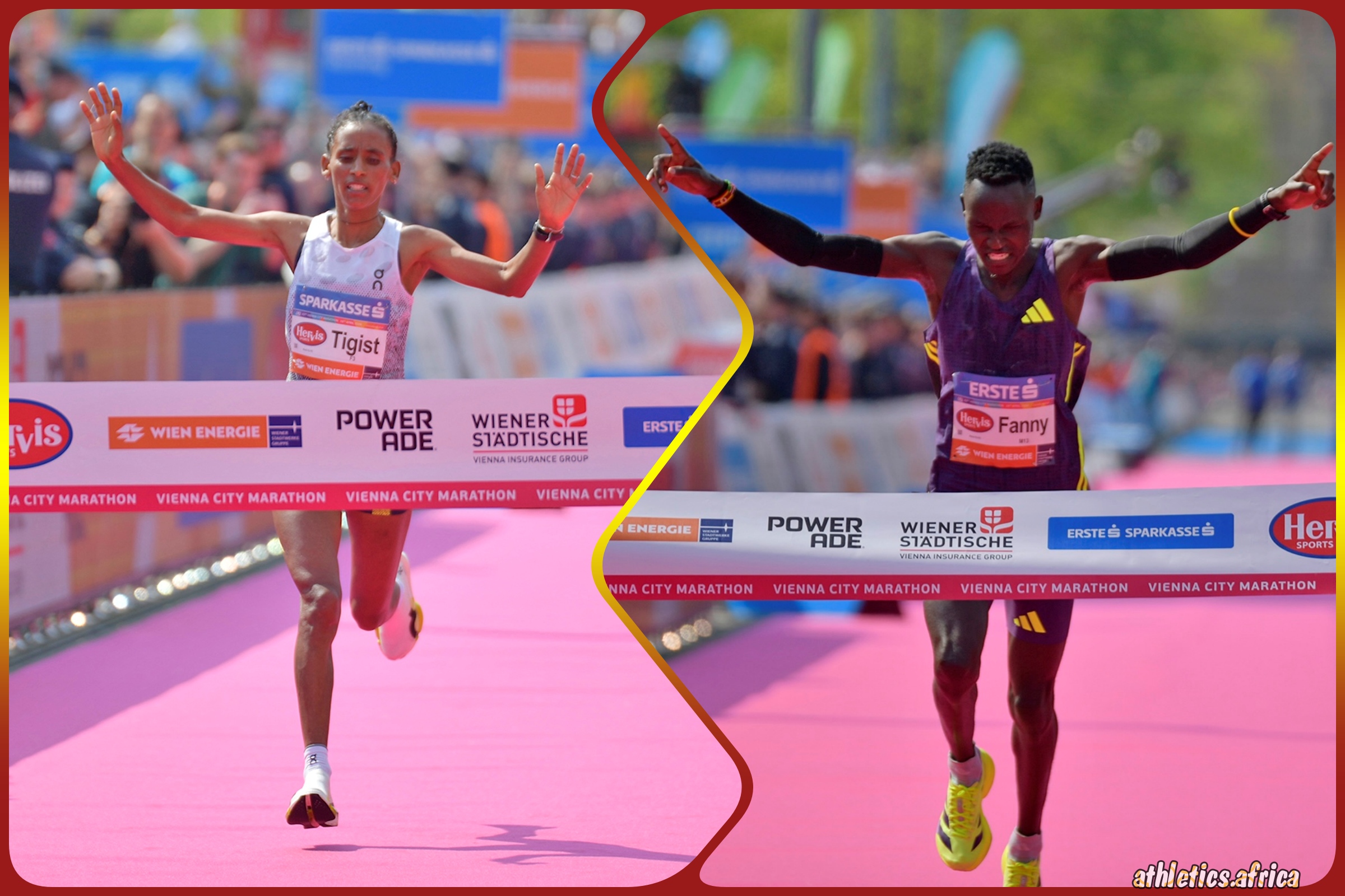 Gezahagn breaks course record, Kiprotich surprises in Vienna