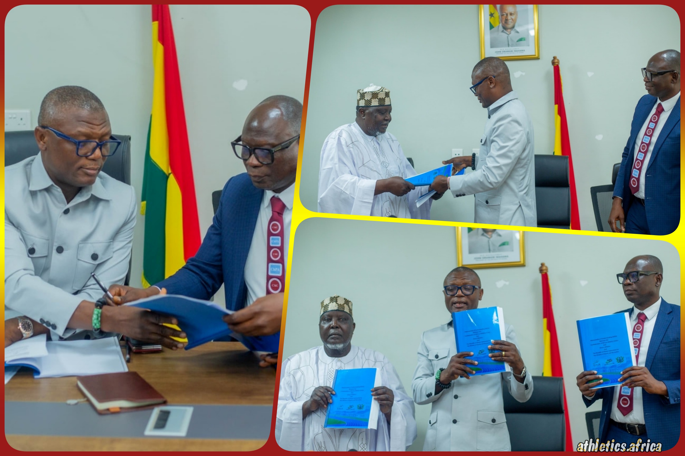 Ghana signs MoU to host African Senior Athletics Championships – Accra 2026