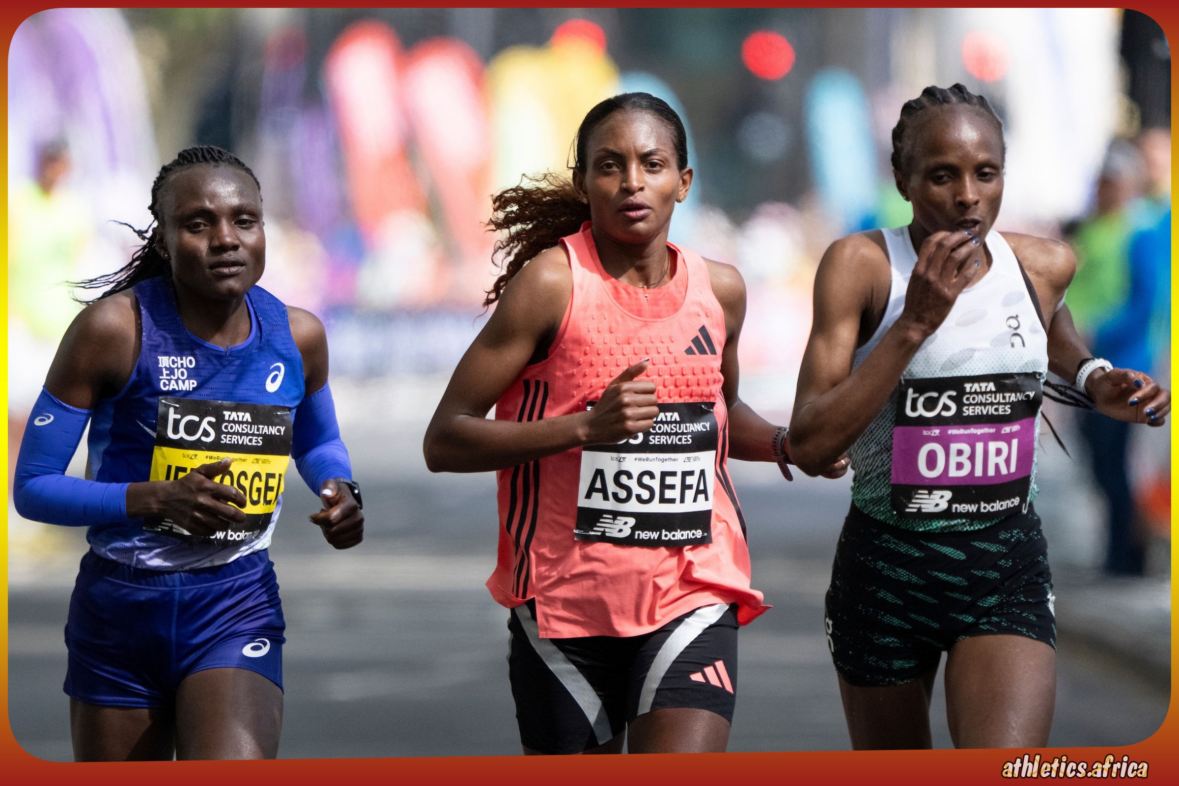 Obiri smashes PB in second-place finish at TCS London Marathon 2026