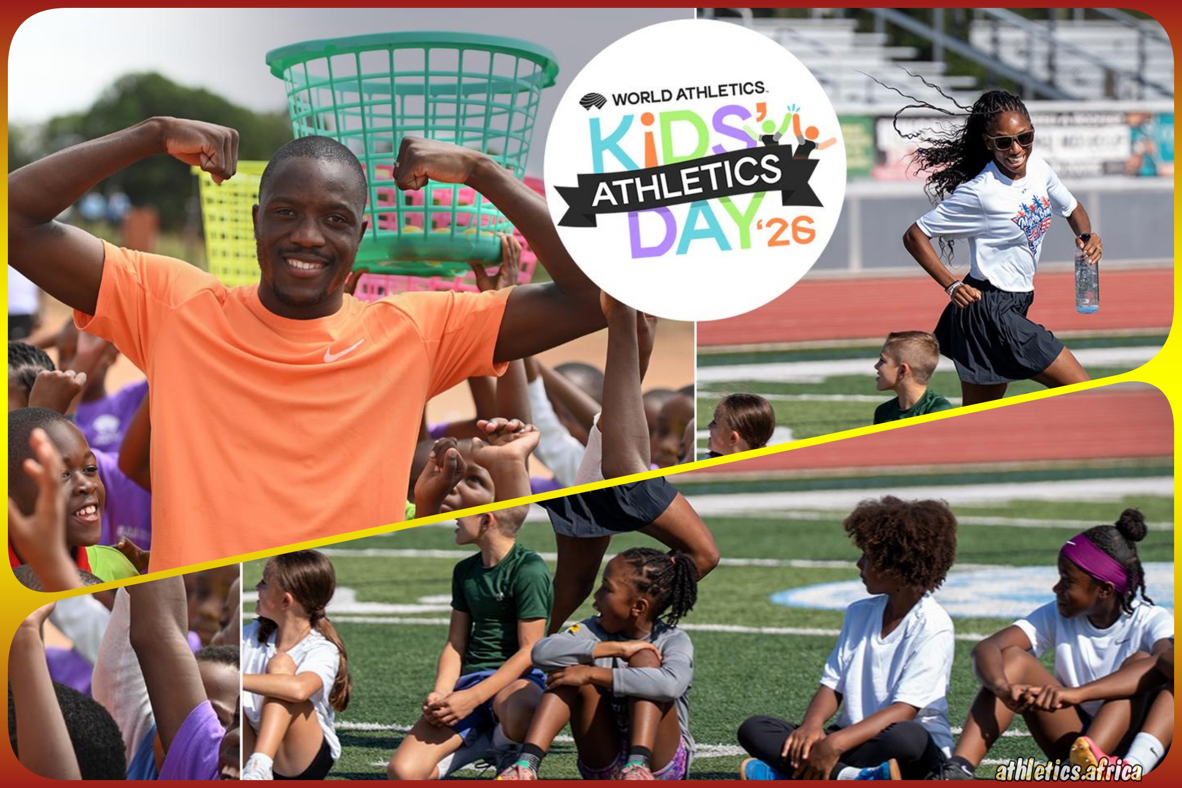 Tebogo and Jefferson-Wooden announced as Kids’ Athletics ambassadors