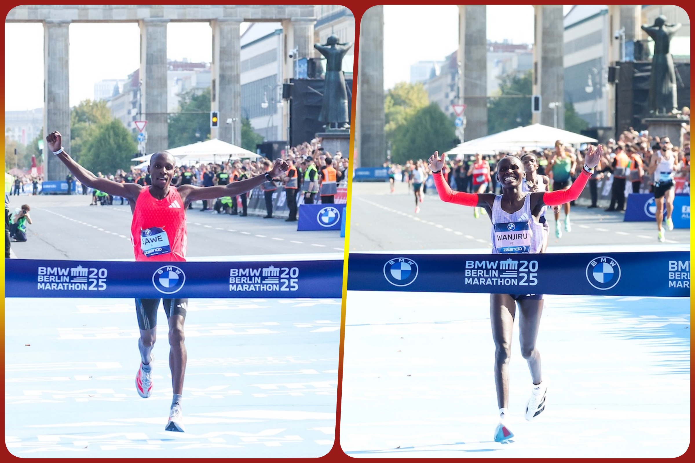 Sawe runs world lead, Wanjiru wins women’s race in Berlin